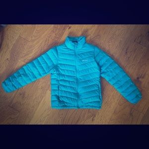 Ladies medium Marmot puff jacket.